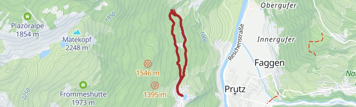 Route map: Greitweg